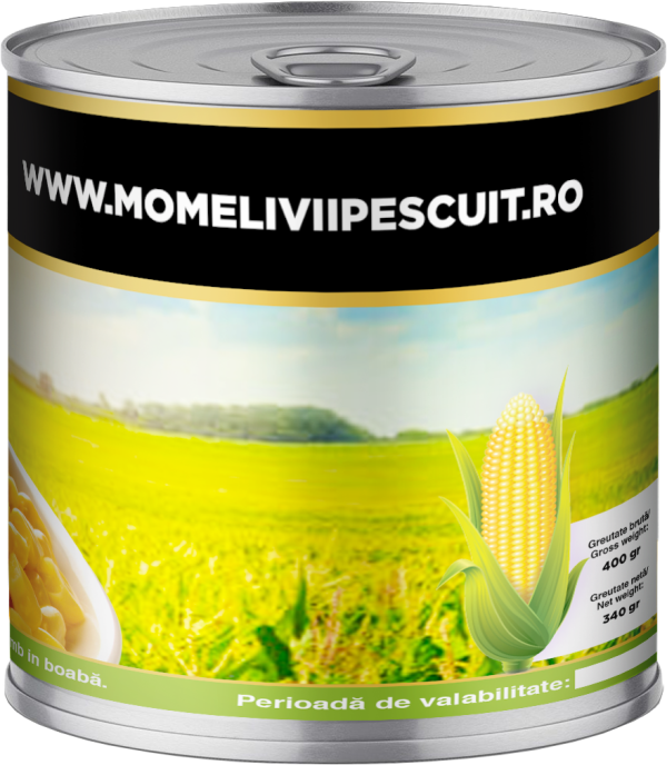 CONSERVA BOABE PORUMB NATUR 425 gr.